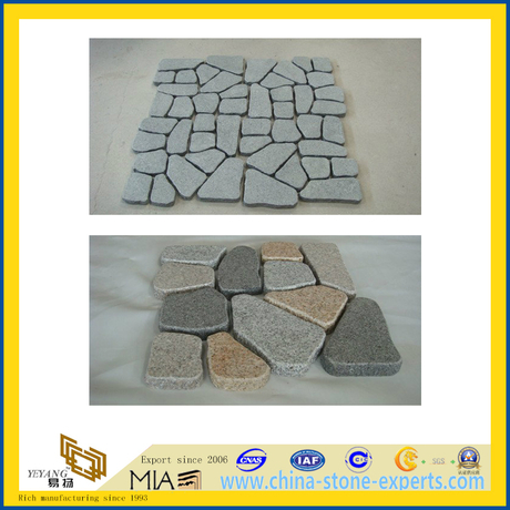 Irregular Granite Paving Stone, Cube Stone, Cobble Stone (YQA)