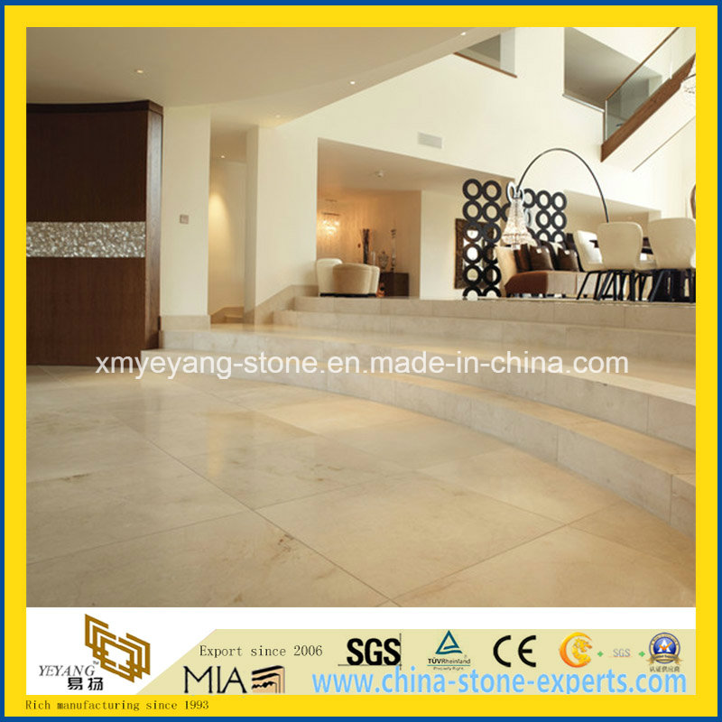 Crema Marfil Marble for Hotel Flooring Tile or Stair