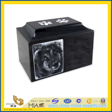 Wholesale Granite Pet Dog Cat Cremation Urn with Engraved Photo
