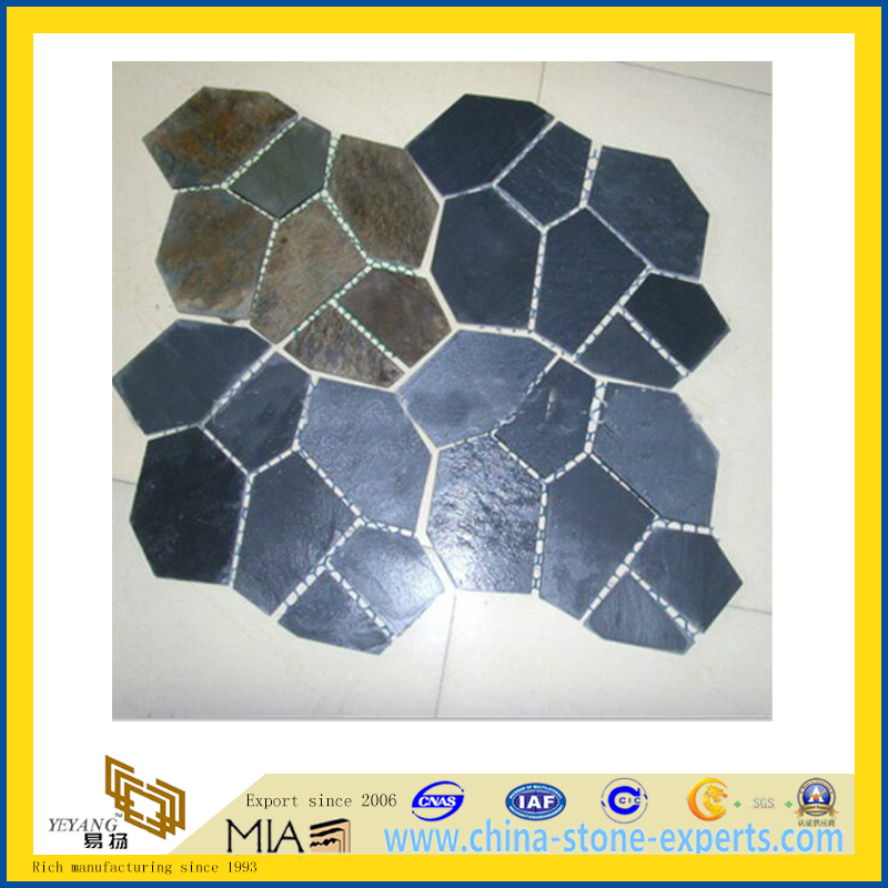 Natural Landscape Slate Flagstone for Paving (YQA-S1034)