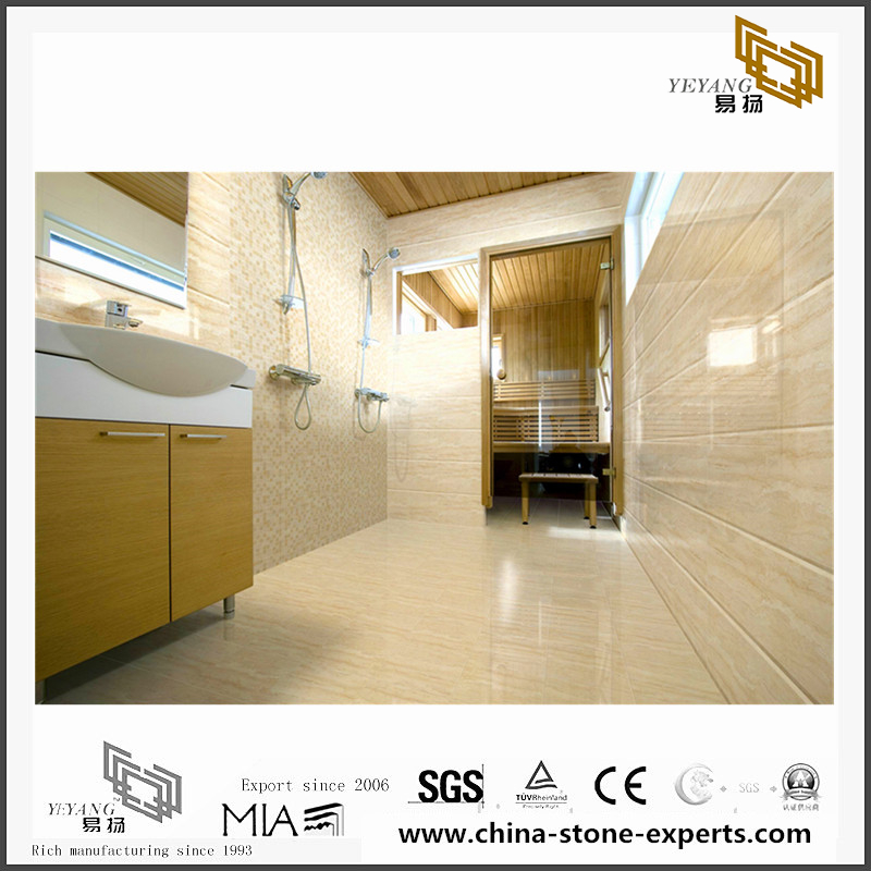 The best Harshin Beige Marble in the living room and kitchen（YQN-092104）