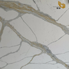 Faux Carrara Gold Marble Look Calacatta Quartz for Countertops B4046