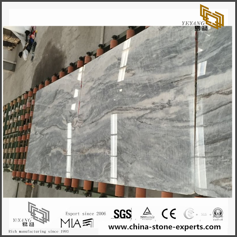 Diy Beautiful Vemont Grey Marble for Wall Backgrounds & Floor Tiles (YQW-MS090702）