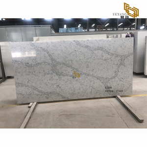 Grey vein quartz tiles artificial stone slabs countertops wholesale - E1006