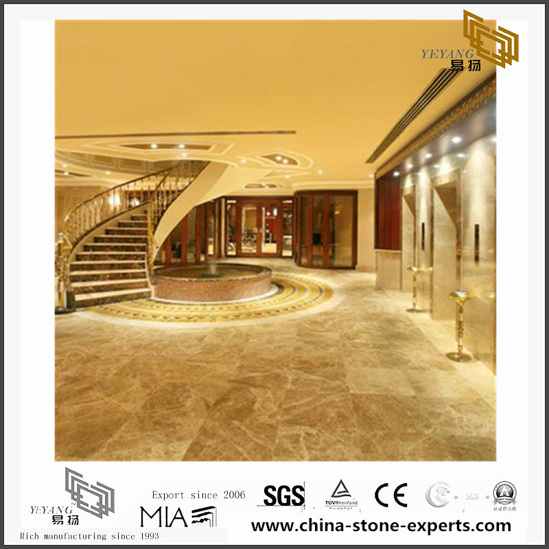 Light Emperador marble for shakedown, metope adornment（YQN-090809）
