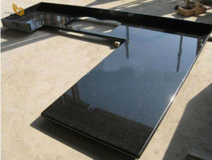  Black Galaxy Granite Kitchen Countertop -YEYANG STONE FACTORY