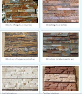 Wall Cladding Culture Stone/Stone Veneer (YY-Quartz Ledgestone Wall Panel)