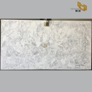 Grey quartz stone for bathroom and kitchen countertops (B4006)