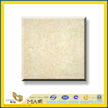 Polished Natural Stone Galala Beige Marble Slabs for Wall/Flooring (YQC)