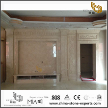 Beautiful White Marble Backgrounds for Hall,Bathroom Wall Design (YQW-MB072602）