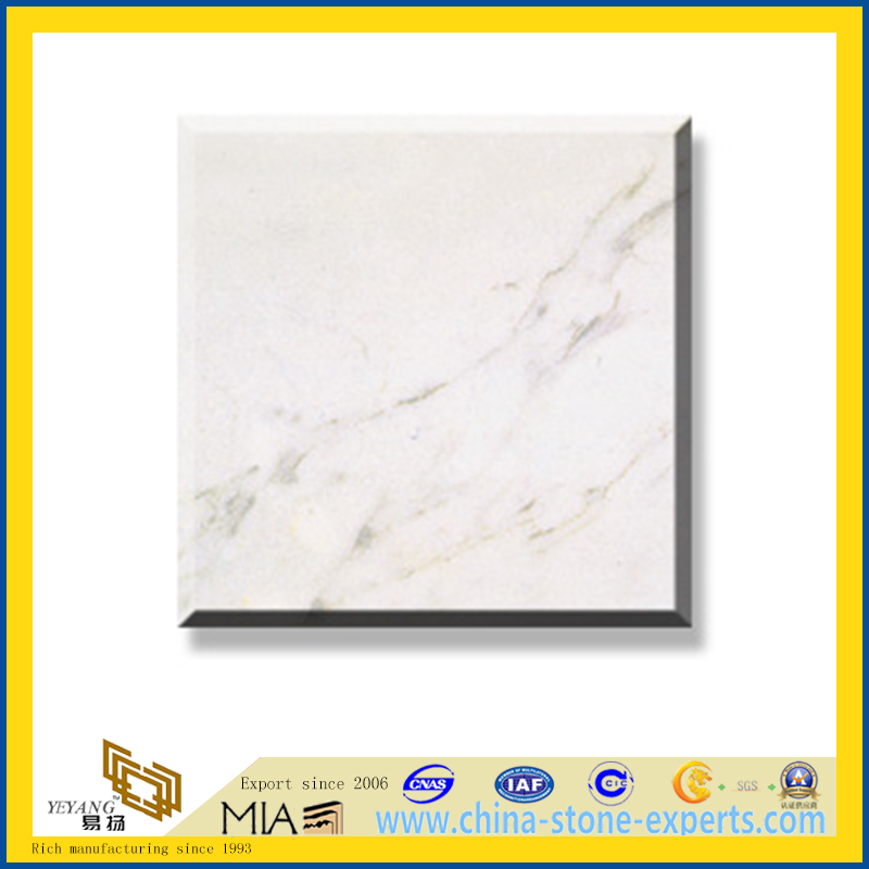 Polished Ariston White Marble Slabs for Wall&amp;Flooring (YQC)