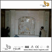 Fashion White Marble Backgrounds for Hall,Bathroom Wall Design (YQW-MB072604）